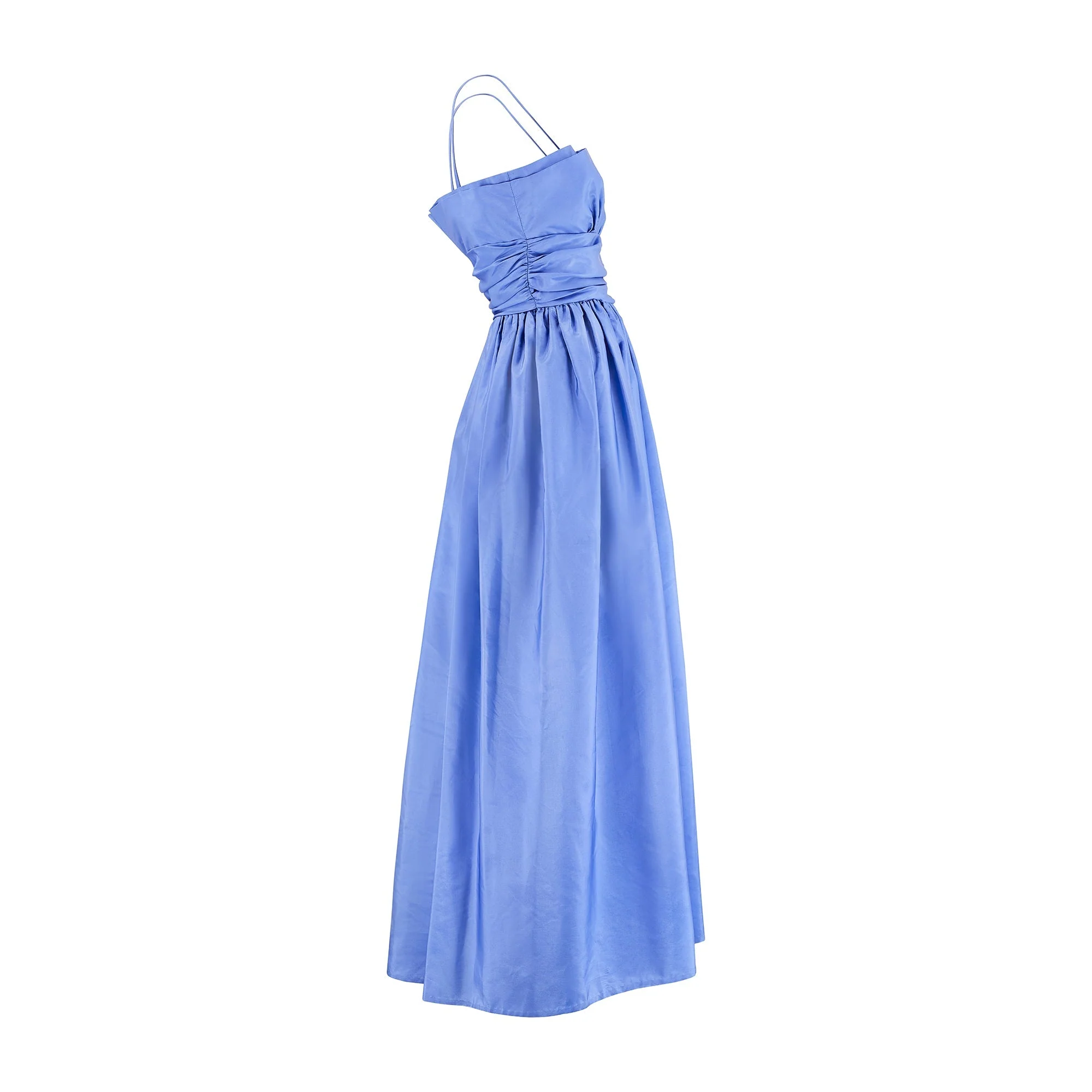 1980s Marjon Couture Lilac Evening Maxi Dress - Image 6