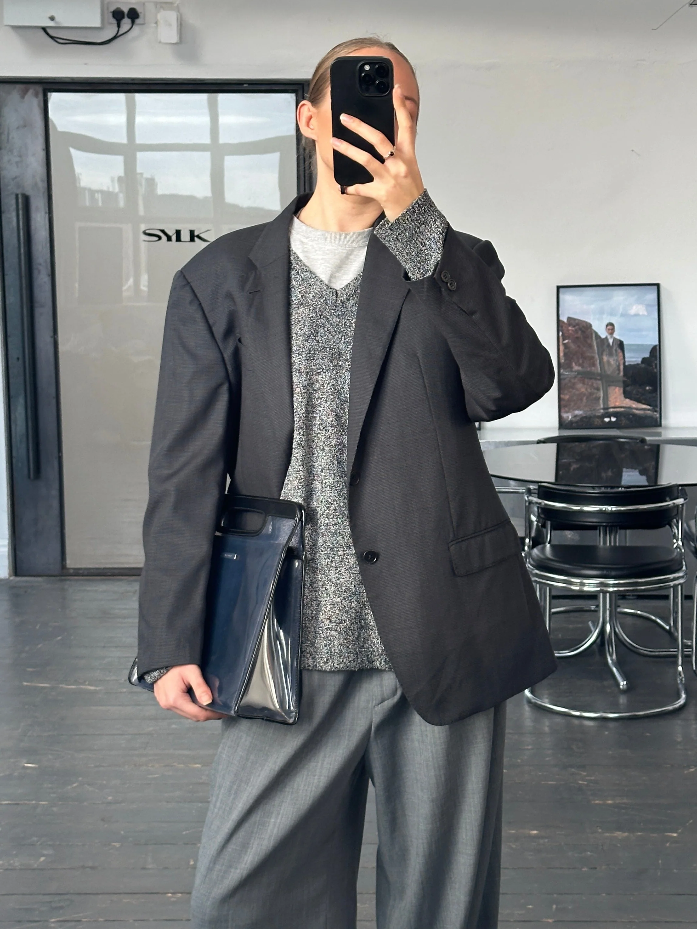 Armani Collezioni 2000s Pure Wool Super 130s Blazer - 44R/XL - Image 4