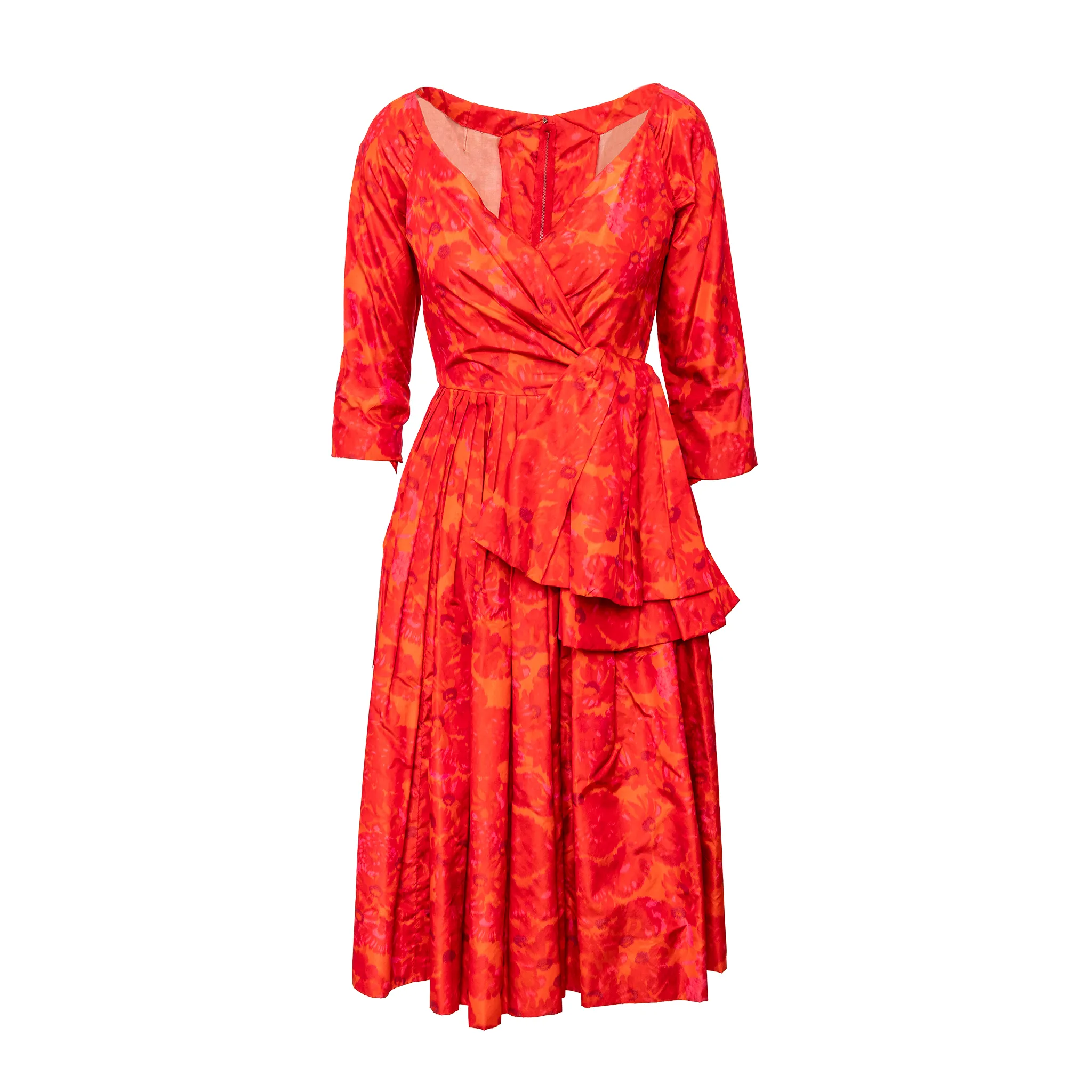 Christian Dior Boutique Silk Dress - '50s - Image 12