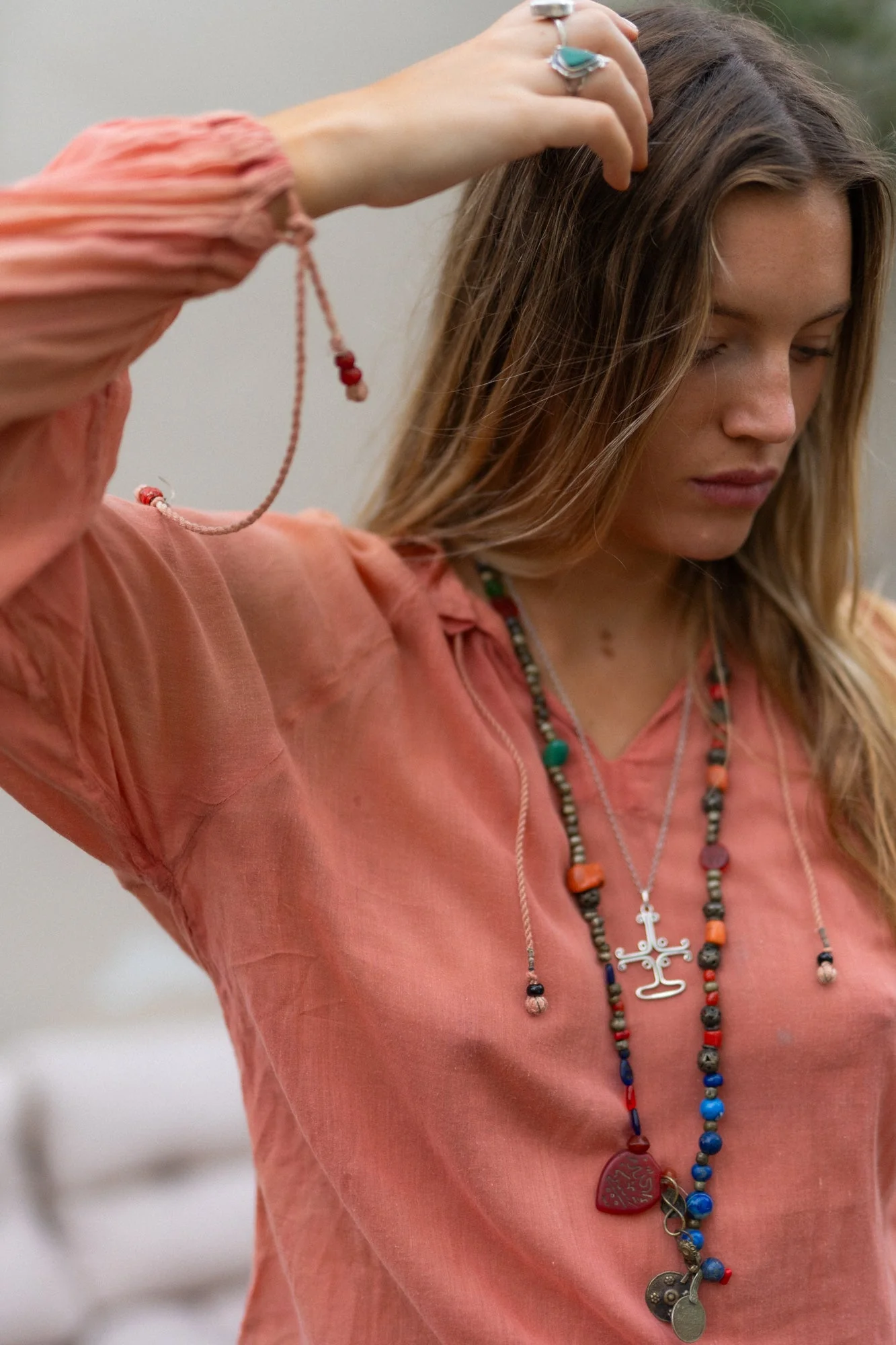 FADED COTTON BLOUSE - Image 11