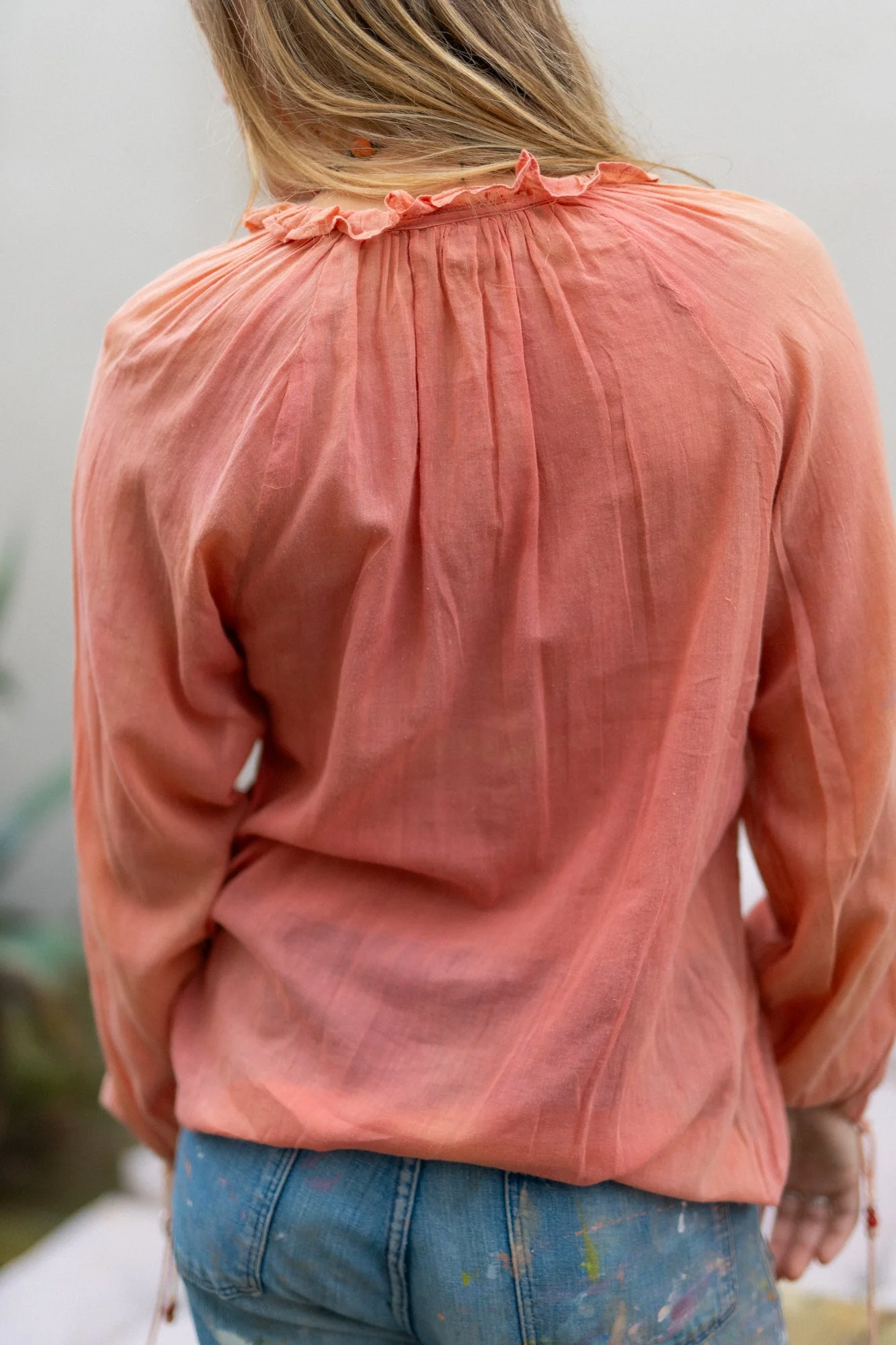 FADED COTTON BLOUSE - Image 16