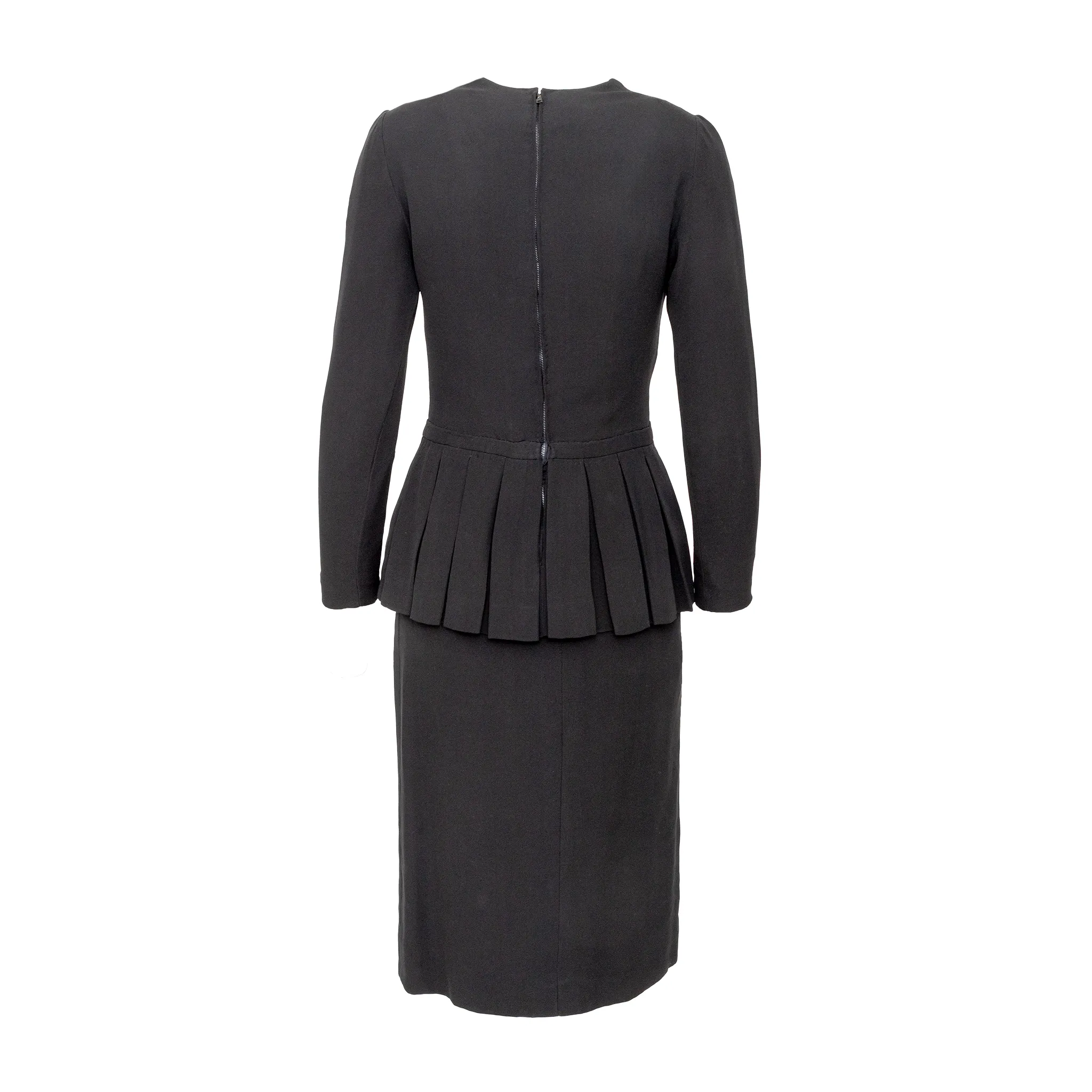 Jean Patou Pleated Dress - '50s - Image 3