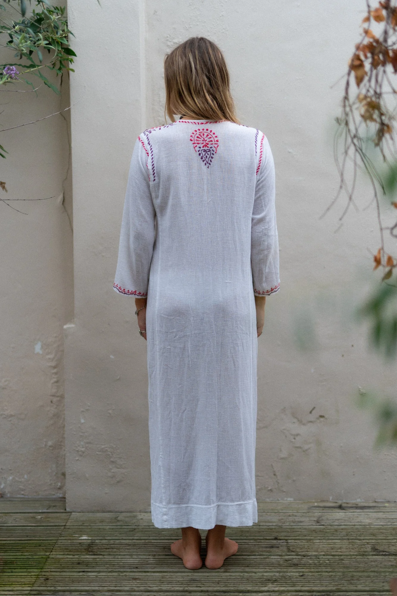 LATE 60S CHEESECLOTH DRESS - Image 5